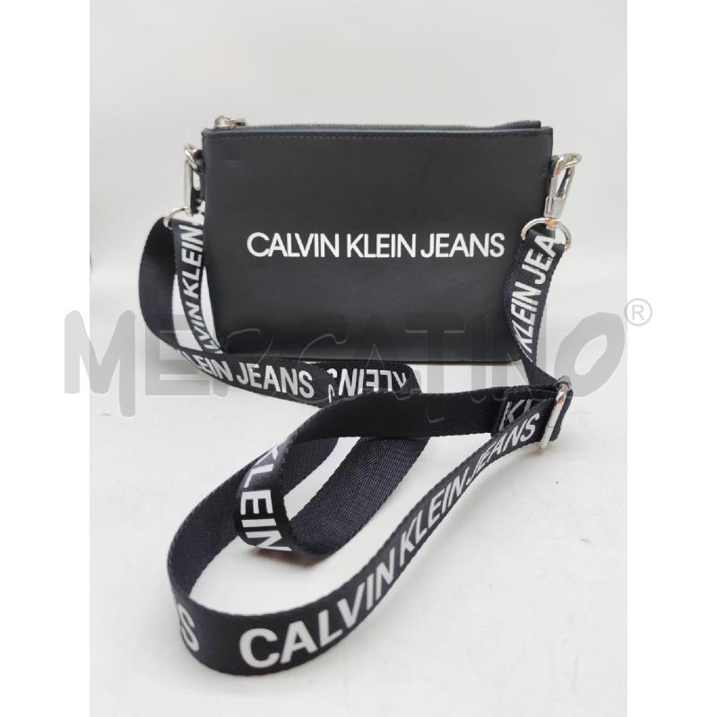 BORSETTA DONNA CALVIN KLEIN JEANS NERA | Mercatino dell'Usato Mestre 1