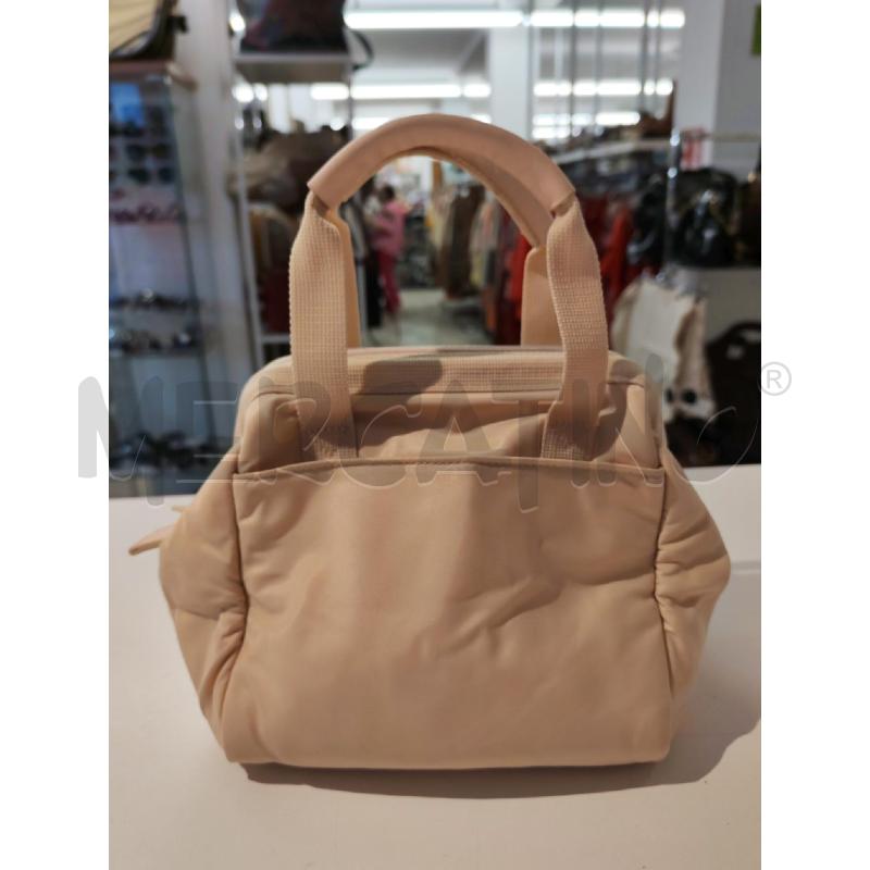 BORSETTA DONNA FURLA NYLON BEIGE A MANO | Mercatino dell'Usato Mestre 2