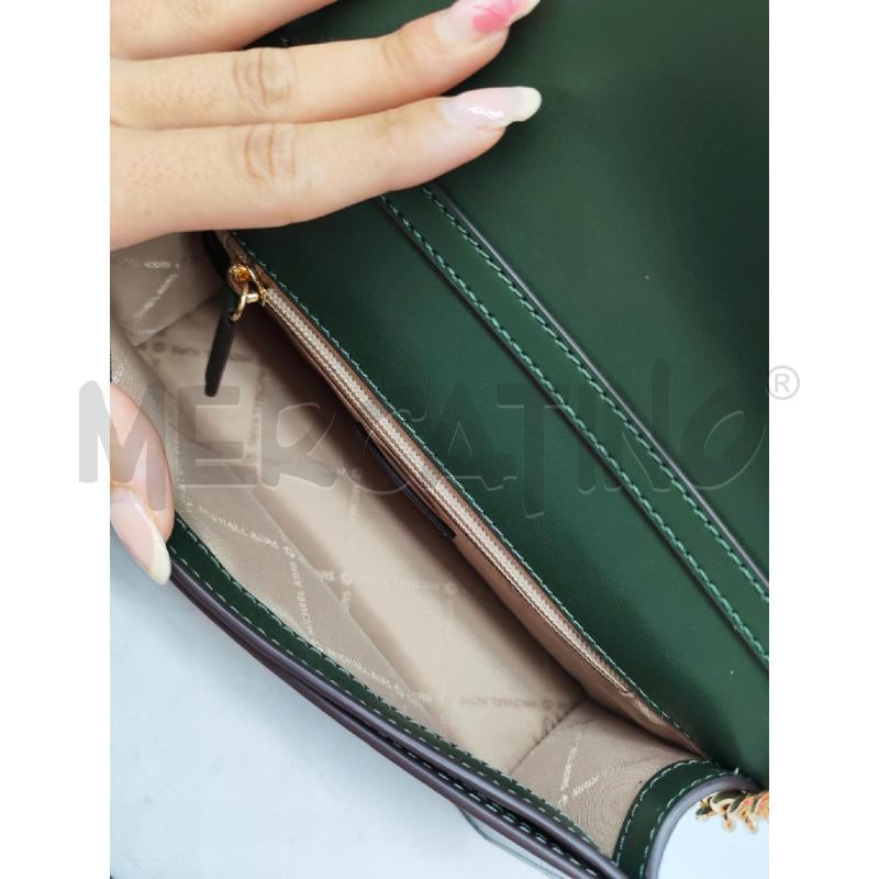 BORSETTA DONNA MICHAEL KORS VERDE INTRECCIATA | Mercatino dell'Usato Mestre 3