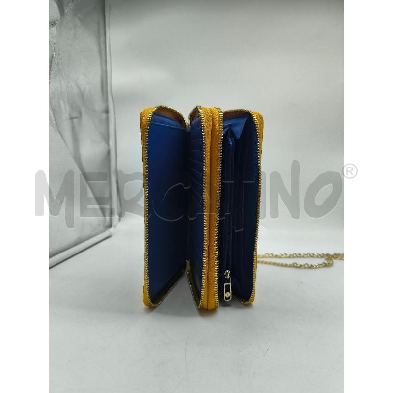 BORSETTA DONNA TRUSSARDI JEANS GIALLA OCRA SIMIL PELLE | Mercatino dell'Usato Mestre 4