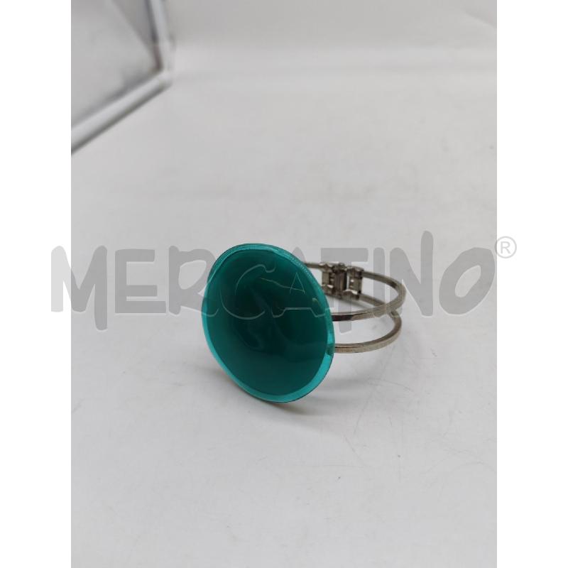BRACCIALE CERCHIO IN VETRO TURCHESE VESCOVO ROBERTO | Mercatino dell'Usato Mestre 1
