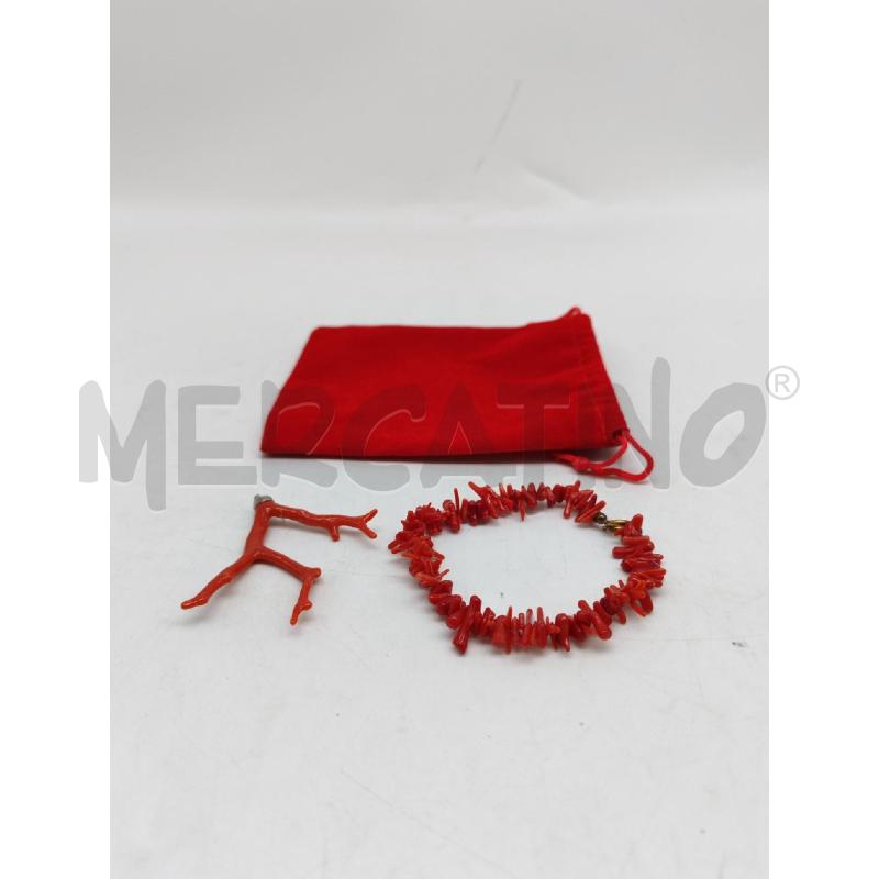 BRACCIALE E CIONDOLO IN CORALLO | Mercatino dell'Usato Mestre 1