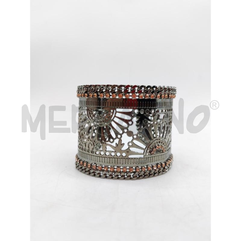 BRACCIALE KEBROS ARGENTATO BRILLANTINI | Mercatino dell'Usato Mestre 1
