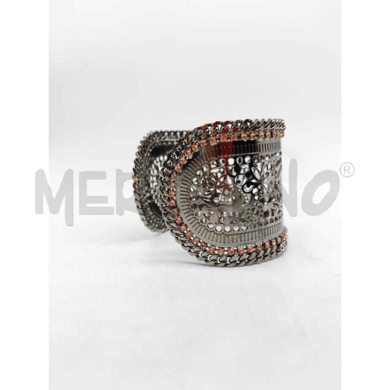 BRACCIALE KEBROS ARGENTATO BRILLANTINI | Mercatino dell'Usato Mestre 2