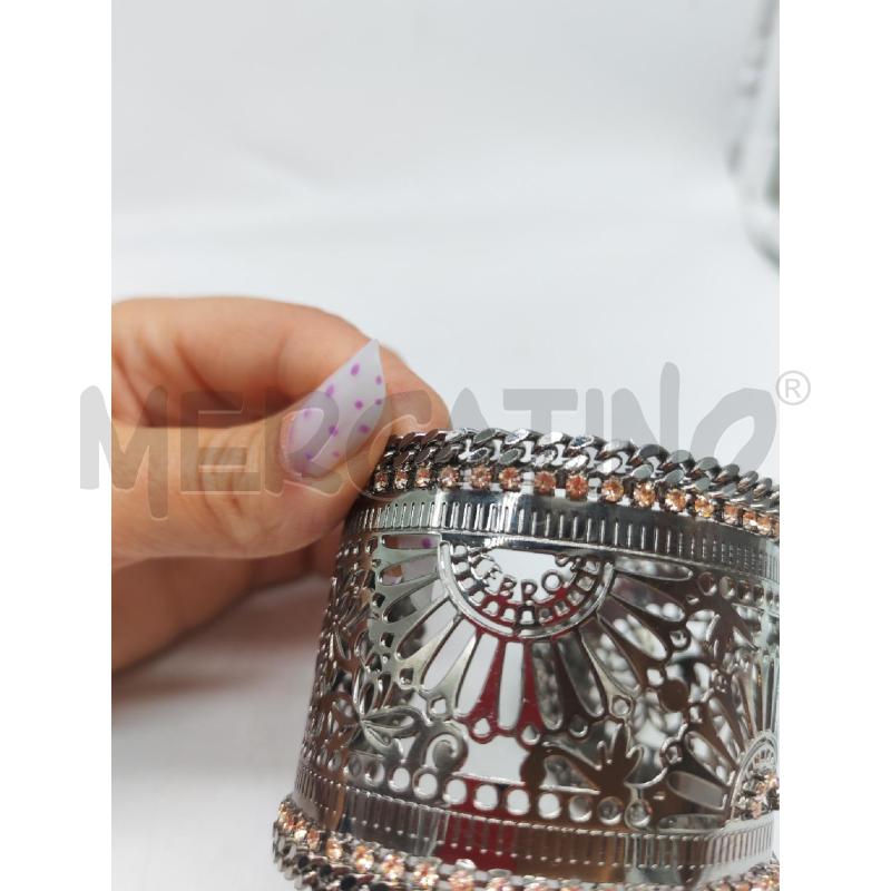 BRACCIALE KEBROS ARGENTATO BRILLANTINI | Mercatino dell'Usato Mestre 5