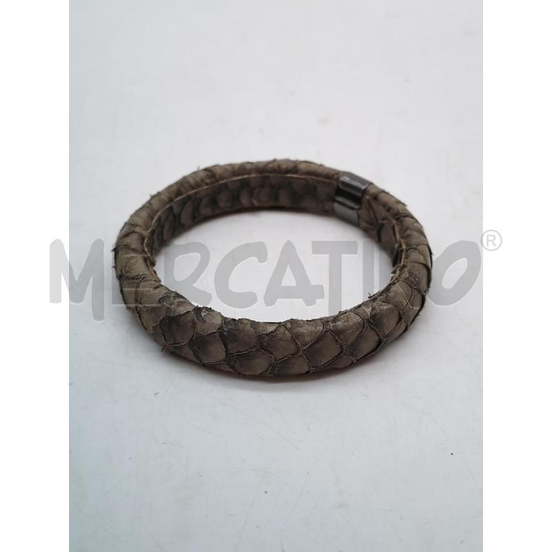 BRACCIALE MARC JACOBS GRIGIO IN PELLE  | Mercatino dell'Usato Mestre 1