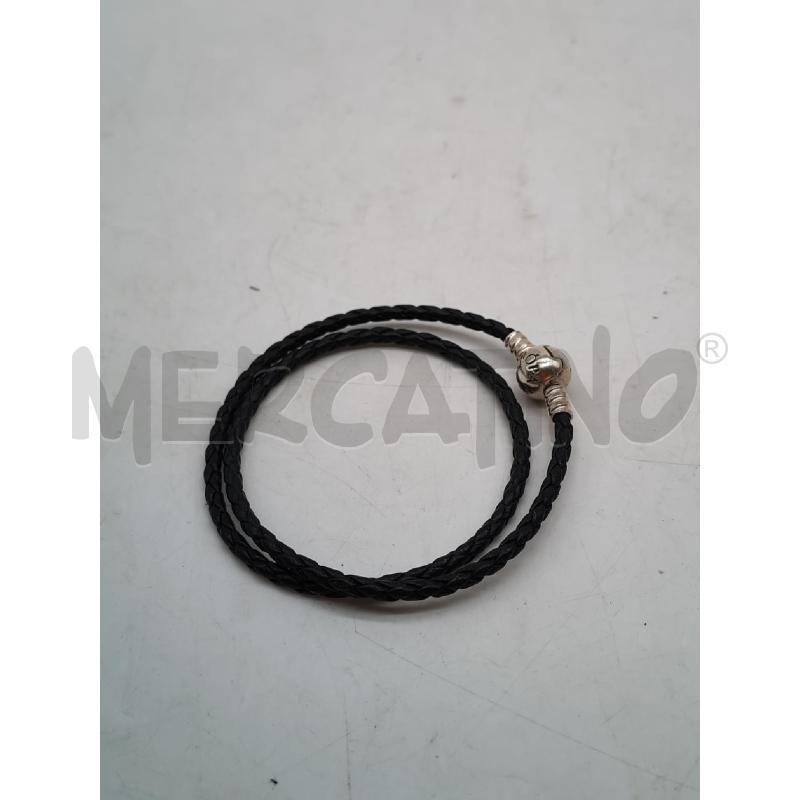 BRACCIALE PANDORA NERO DOPPIO GIRO | Mercatino dell'Usato Mestre 2