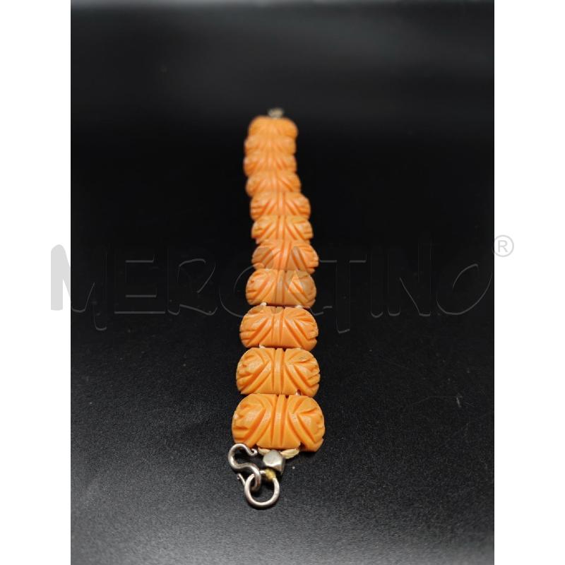BRACCIALE PERLE ROSA OVALI | Mercatino dell'Usato Mestre 2