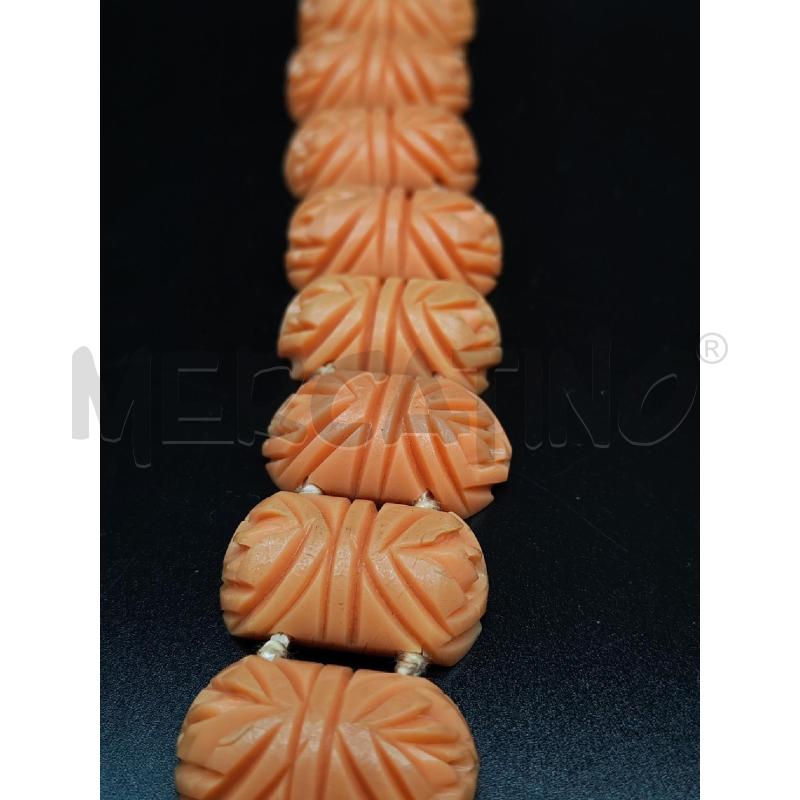 BRACCIALE PERLE ROSA OVALI | Mercatino dell'Usato Mestre 3