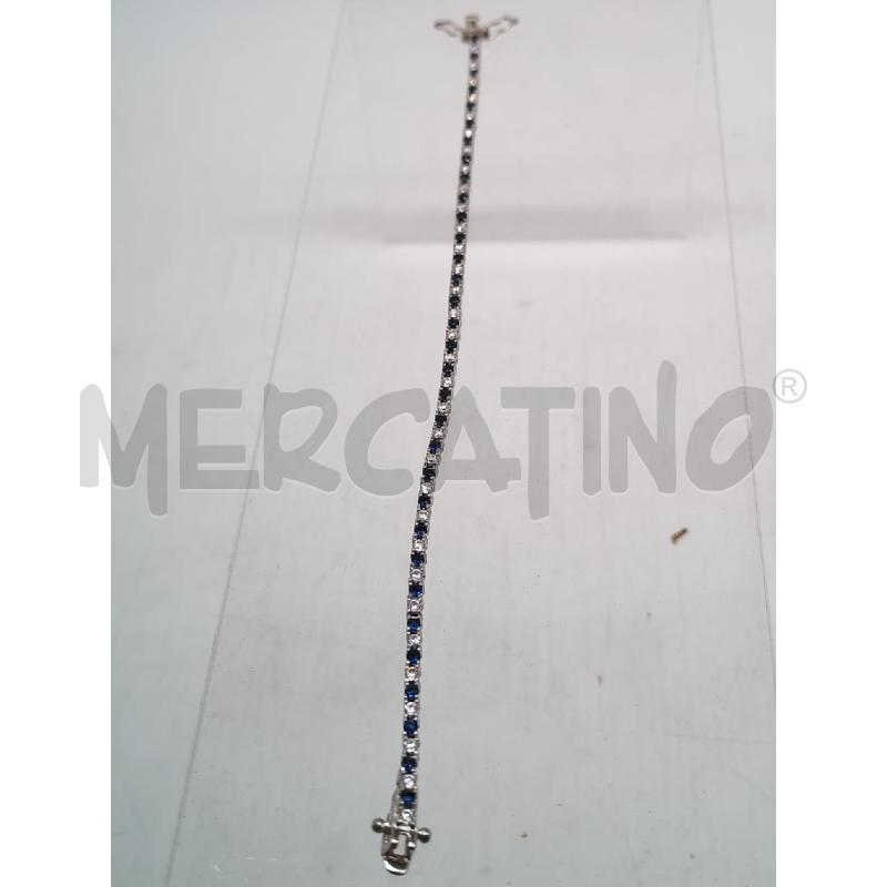 BRACCIALE TENNIS GRIGIO E BLU | Mercatino dell'Usato Mestre 1