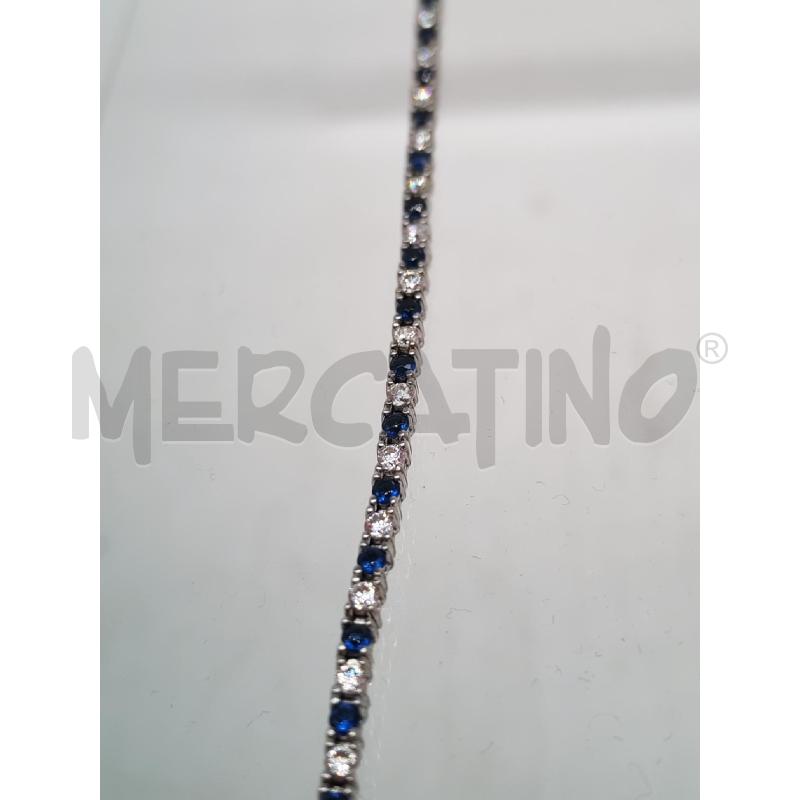BRACCIALE TENNIS GRIGIO E BLU | Mercatino dell'Usato Mestre 2