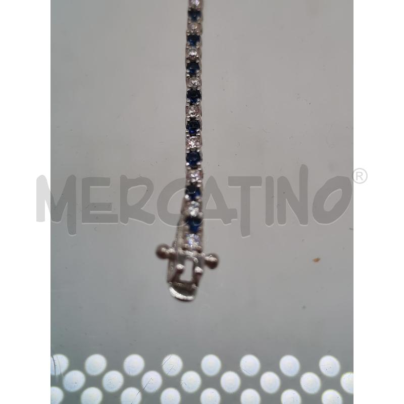 BRACCIALE TENNIS GRIGIO E BLU | Mercatino dell'Usato Mestre 3