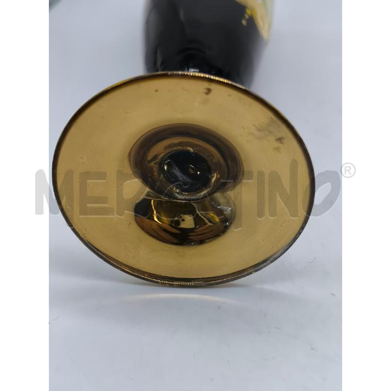 CALICI PZ. 2 VETRO BORDO' DECORI ORO | Mercatino dell'Usato Mestre 4