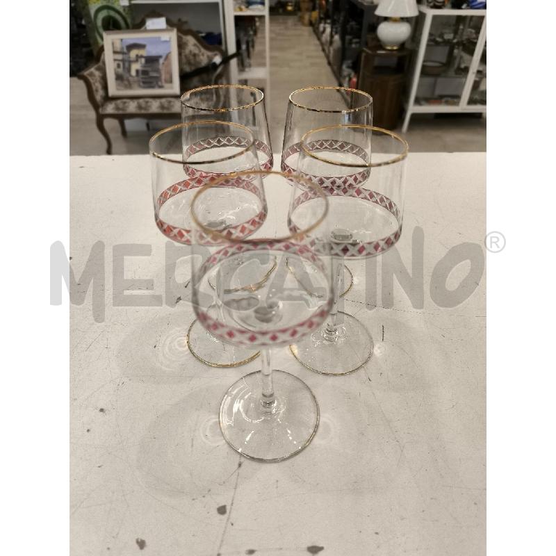CALICI PZ5 RIGHE DORATI  | Mercatino dell'Usato Mestre 1