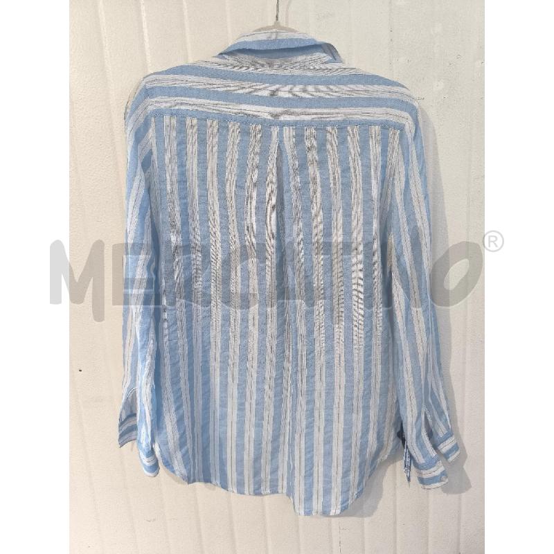 CAMICIA DONNA AND A RIGHE BIANCHE E AZZURRE | Mercatino dell'Usato Mestre 2