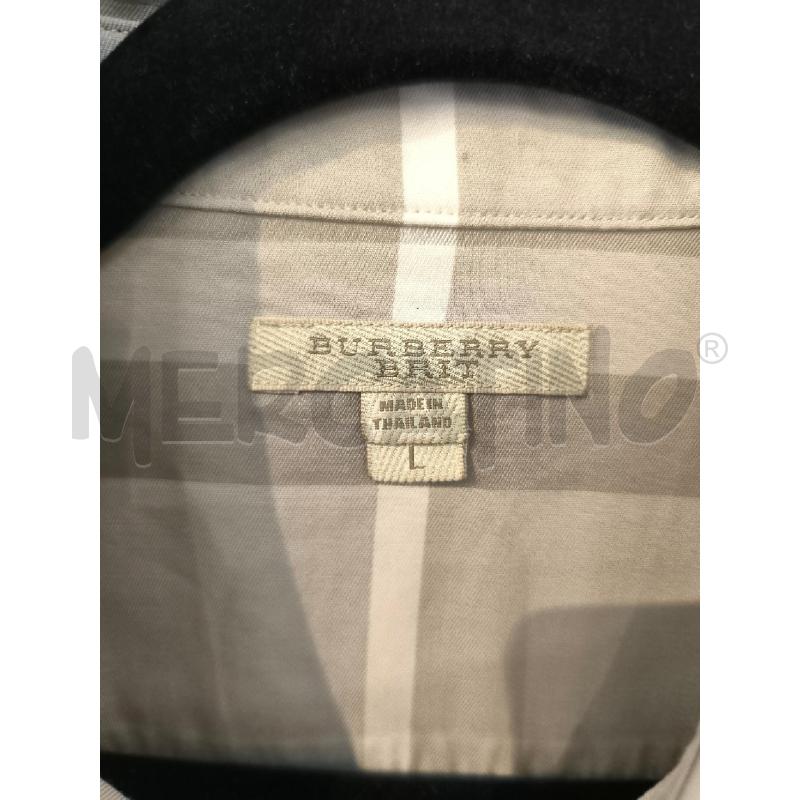 CAMICIA DONNA BURBERRY GRIGIA QUADRI | Mercatino dell'Usato Mestre 2