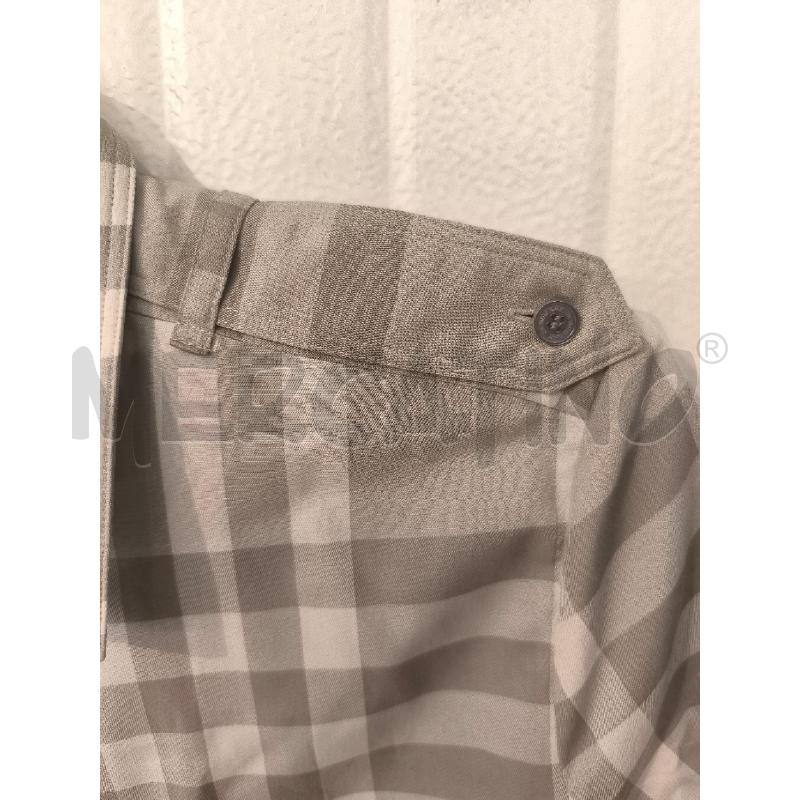 CAMICIA DONNA BURBERRY GRIGIA QUADRI | Mercatino dell'Usato Mestre 3