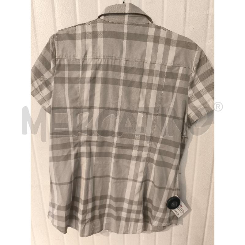 CAMICIA DONNA BURBERRY GRIGIA QUADRI | Mercatino dell'Usato Mestre 4