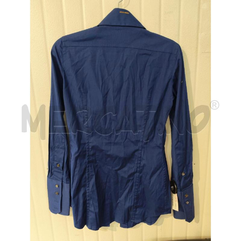 CAMICIA DONNA DSQUARED BLU | Mercatino dell'Usato Mestre 4