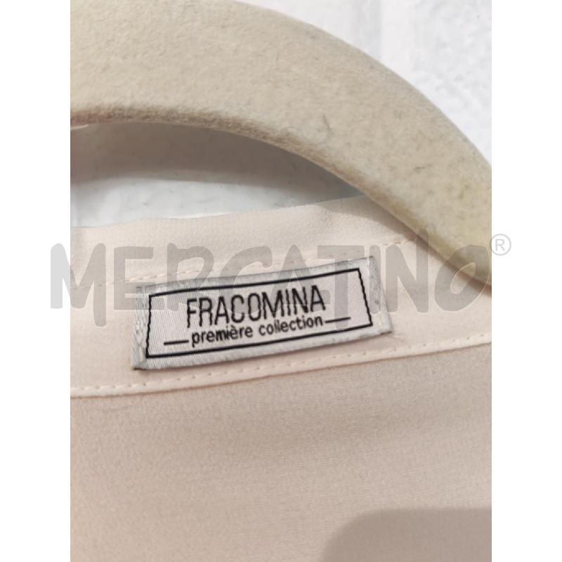 CAMICIA DONNA FRACOMINA CREMA FIORI LILLA | Mercatino dell'Usato Mestre 2