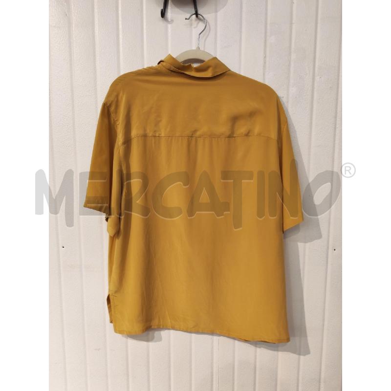 CAMICIA DONNA LUISA SPAGNOLI 100% SETA GIALLA OCRA | Mercatino dell'Usato Mestre 3