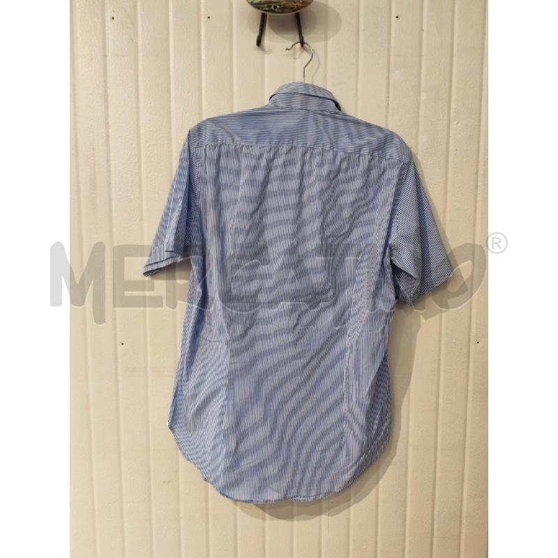 CAMICIA DONNA MASTEI FERRETTI AZZURRA RIGHINE BIANCHE | Mercatino dell'Usato Mestre 3