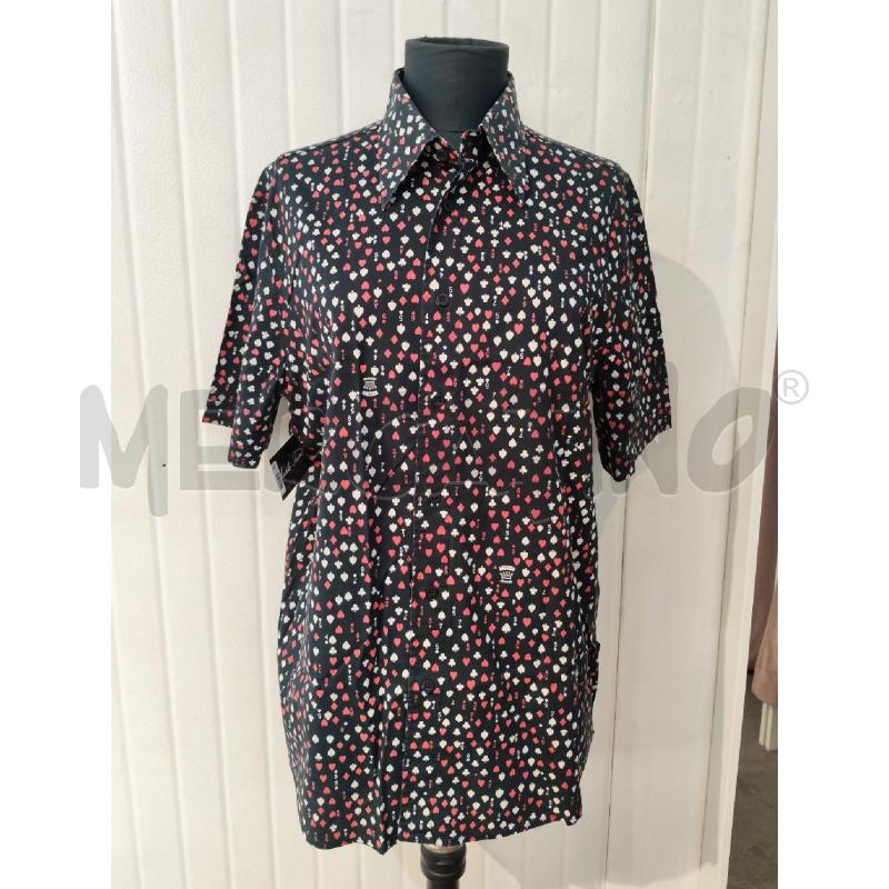 CAMICIA DONNA MOSCHINO NER FANTASIA CARTE DA GIOCO | Mercatino dell'Usato Mestre 1