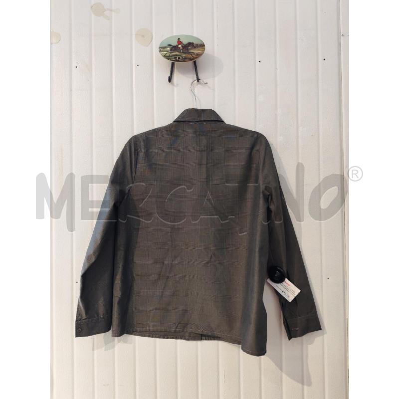 CAMICIA DONNA PROGETTO QUID MARRONE GRIGIA PRINCIPE DI GALLES | Mercatino dell'Usato Mestre 2
