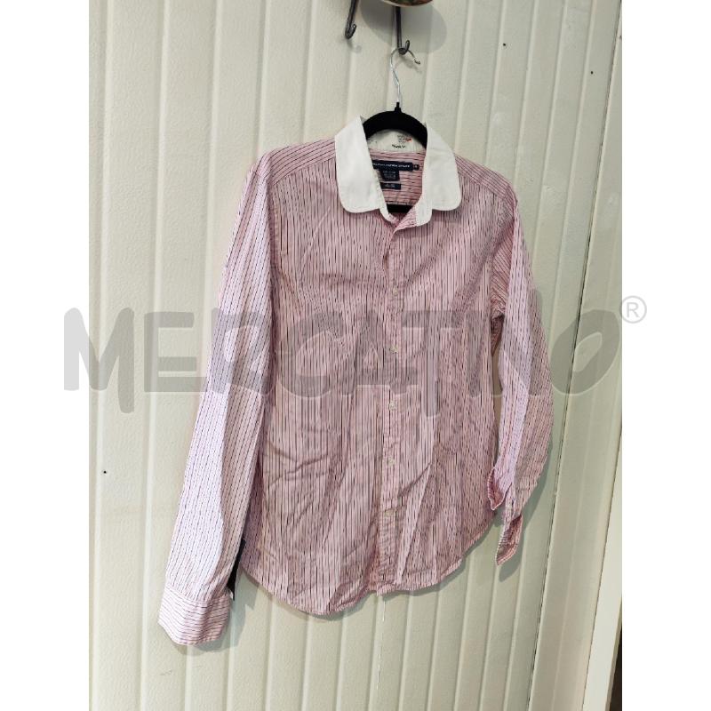 CAMICIA DONNA RALPH LAUREN ROSA A RIGHINE BLU | Mercatino dell'Usato Mestre 3