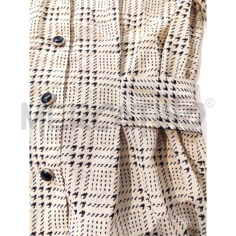 CAMICIA DONNA SARTORIALE BEIGE FANTASIA NERA | Mercatino dell'Usato Mestre 3