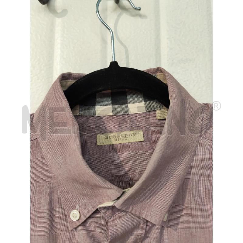 CAMICIA UOMO BURBERRY VIOLA | Mercatino dell'Usato Mestre 2