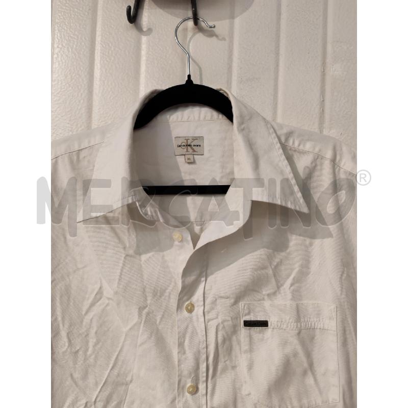 CAMICIA UOMO CALVIN KLEIN JEANS BIANCA | Mercatino dell'Usato Mestre 2