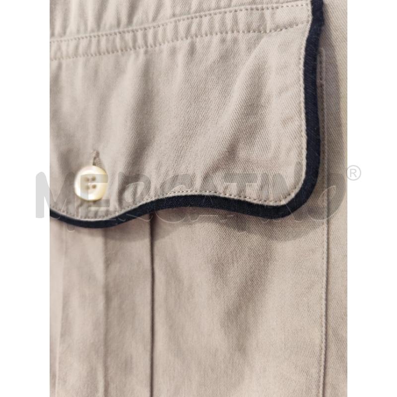 CAMICIA UOMO EMPORIO ARMANI BEIGE PROFILI BLU | Mercatino dell'Usato Mestre 3