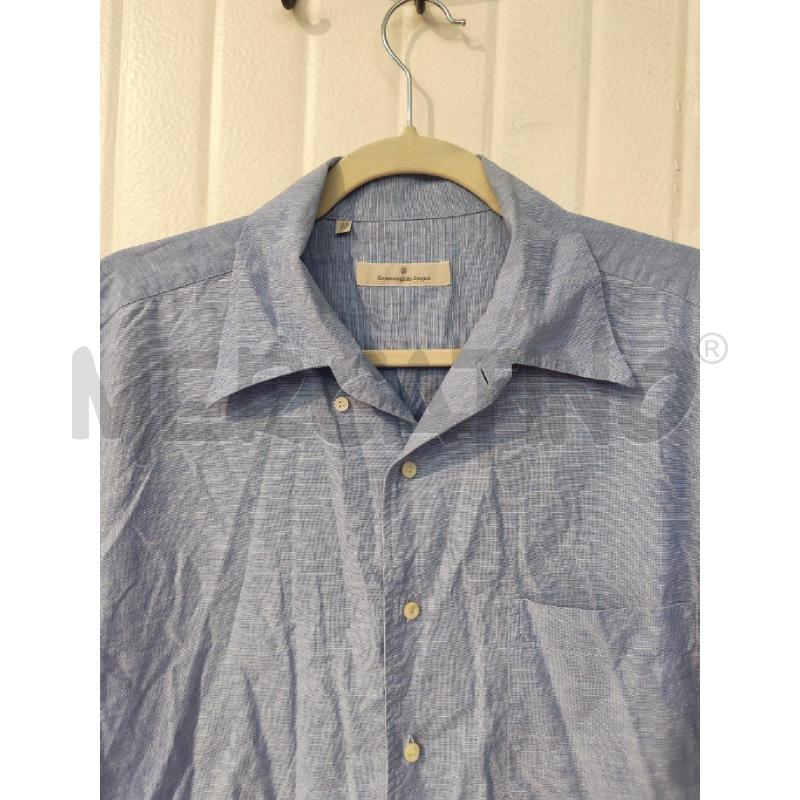 CAMICIA UOMO ERMEGILDO ZEGNA AZZURRA | Mercatino dell'Usato Mestre 2