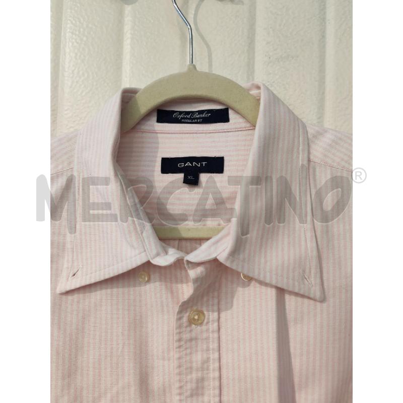 CAMICIA UOMO GANT RIGHE ROSA BIANCHE | Mercatino dell'Usato Mestre 2