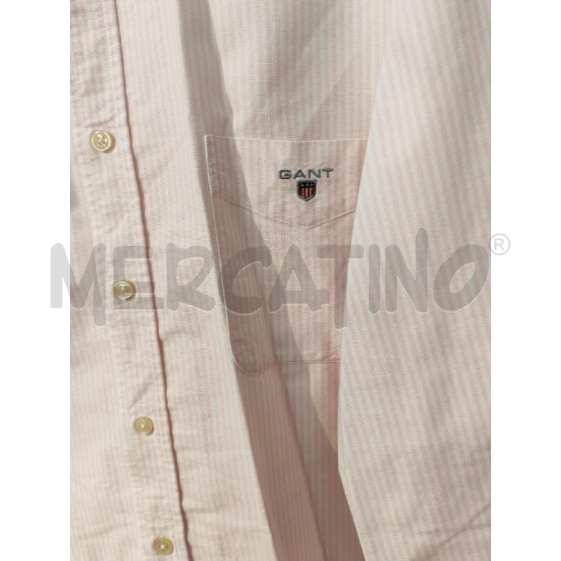 CAMICIA UOMO GANT RIGHE ROSA BIANCHE | Mercatino dell'Usato Mestre 3