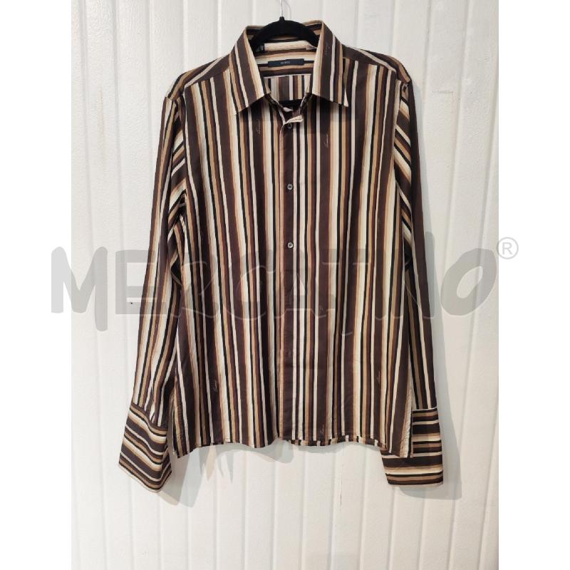 CAMICIA UOMO GUCCI RIGHE MARRONI VARI | Mercatino dell'Usato Mestre 1