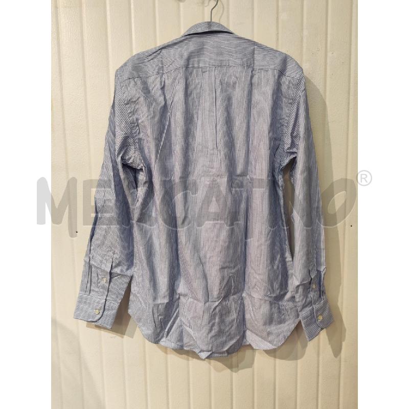 CAMICIA UOMO HARMONT & BLAINE RIGHE AZZURRE BIANCHE | Mercatino dell'Usato Mestre 4