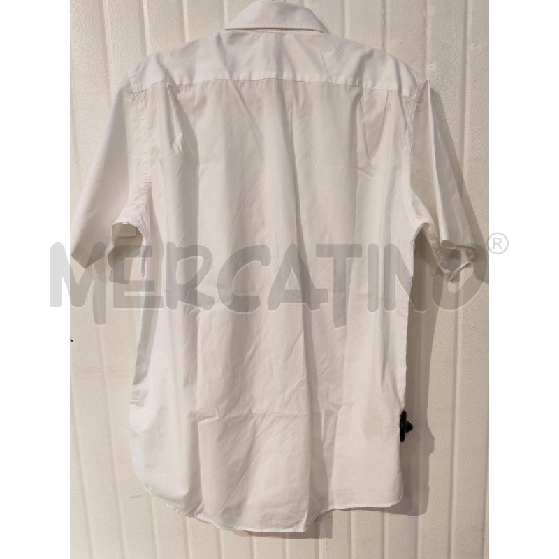 CAMICIA UOMO LACOSTE BIANCO MANICHE CORTE | Mercatino dell'Usato Mestre 4