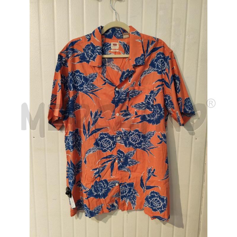 CAMICIA UOMO LEVIS' ROSA FIORI BLU | Mercatino dell'Usato Mestre 1