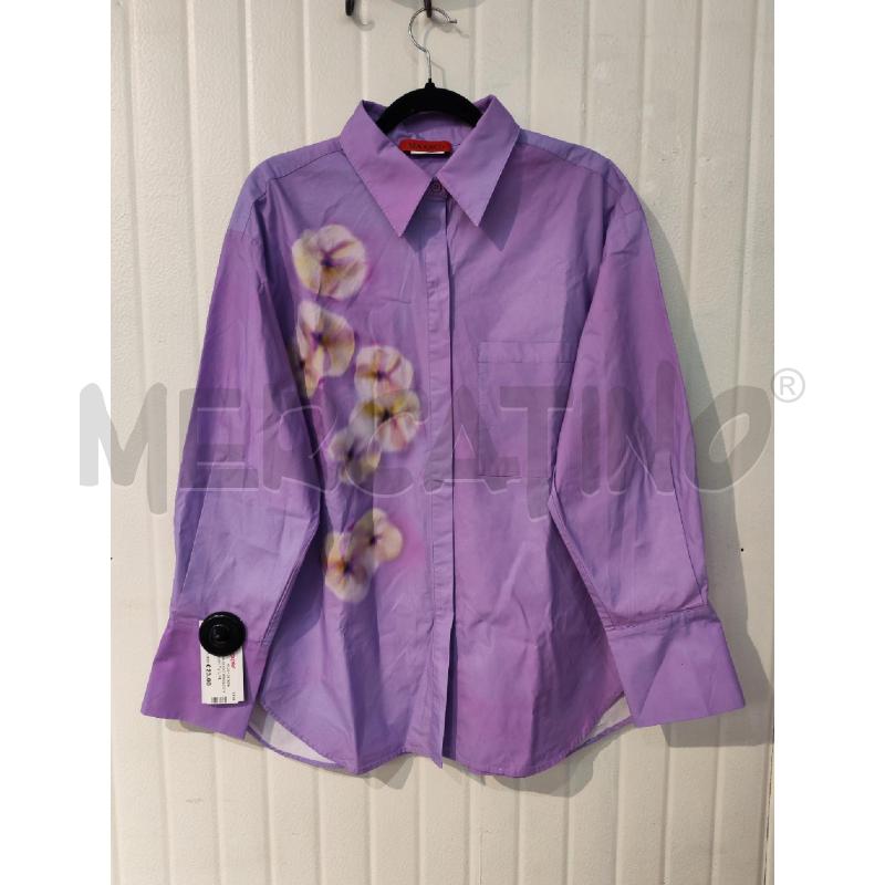 CAMICIA UOMO MAX&CO VIOLA FIORI | Mercatino dell'Usato Mestre 1