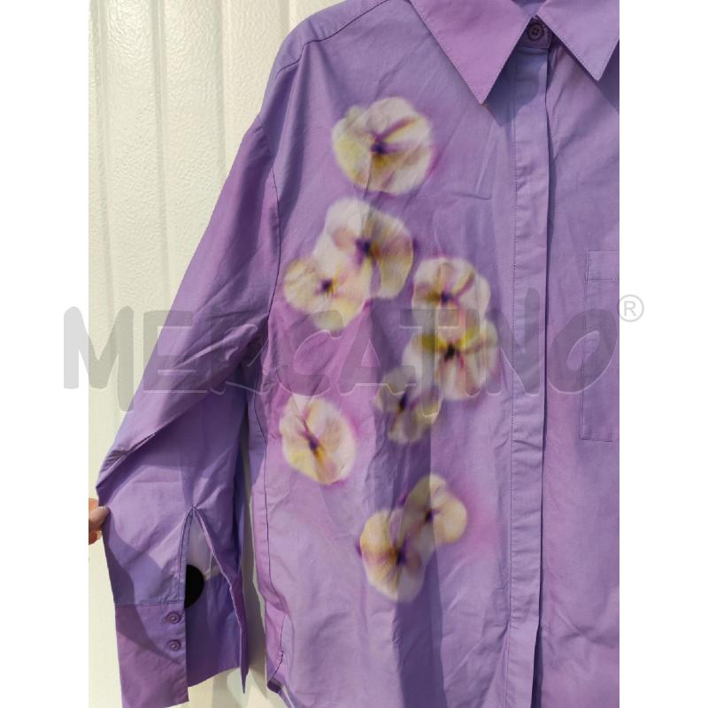 CAMICIA UOMO MAX&CO VIOLA FIORI | Mercatino dell'Usato Mestre 2