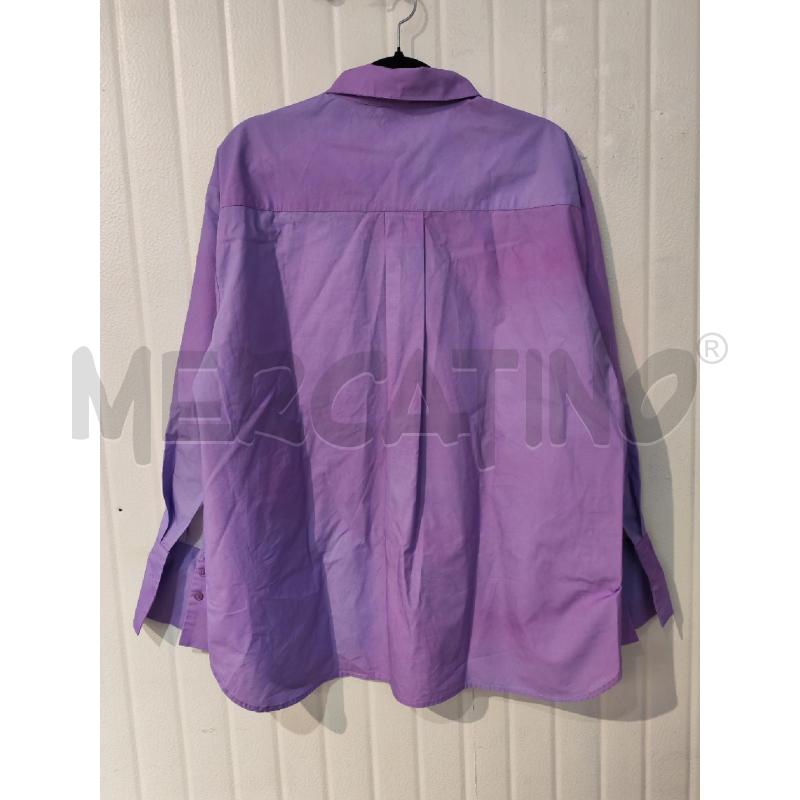 CAMICIA UOMO MAX&CO VIOLA FIORI | Mercatino dell'Usato Mestre 3