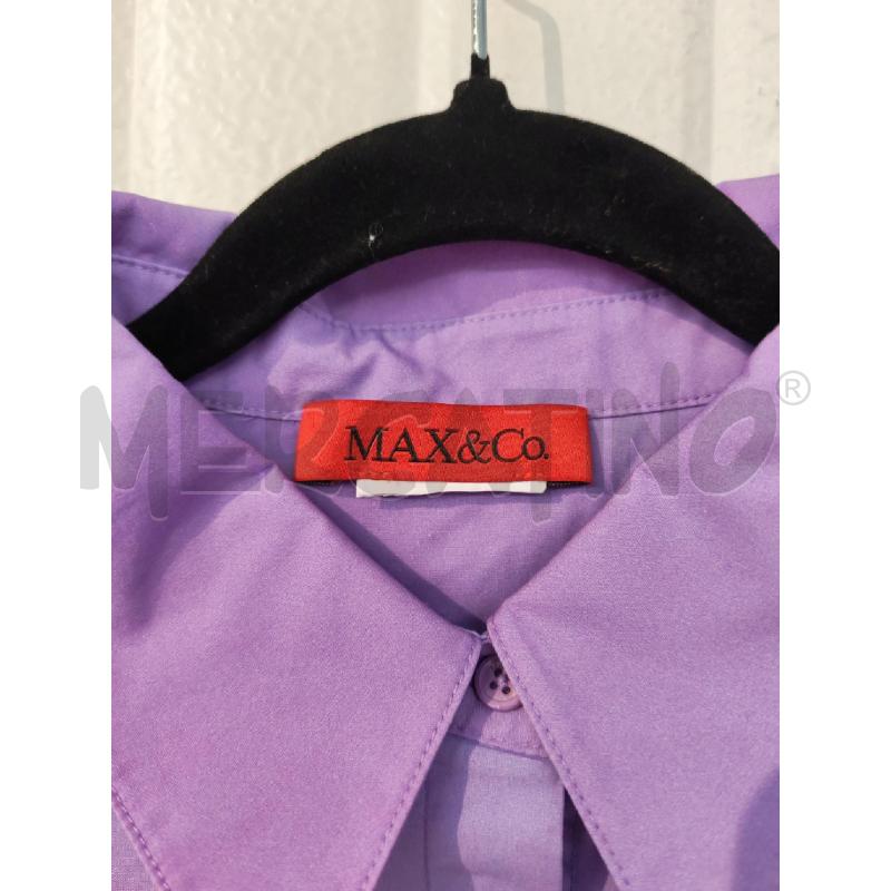 CAMICIA UOMO MAX&CO VIOLA FIORI | Mercatino dell'Usato Mestre 4