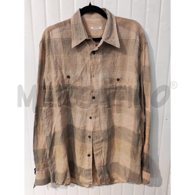 CAMICIA UOMO PAL ZILERI ROSA GRIGIO QUADRI  | Mercatino dell'Usato Mestre 1