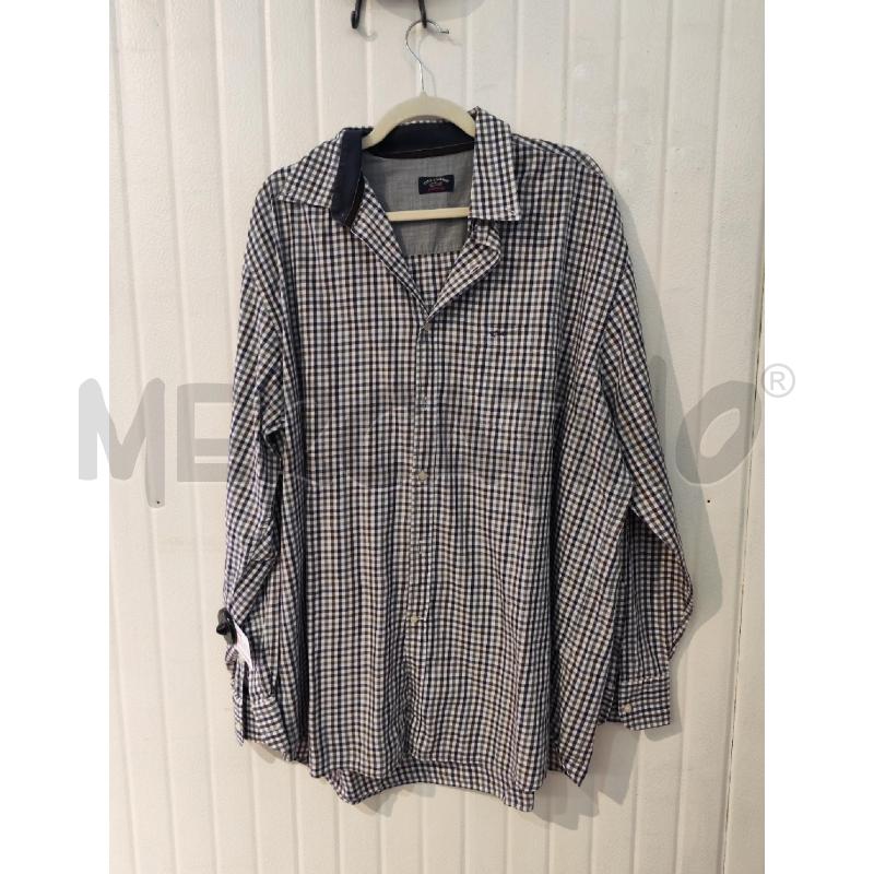 CAMICIA UOMO PAUL&SHARK MARRONE BLU QUADRETTI | Mercatino dell'Usato Mestre 1