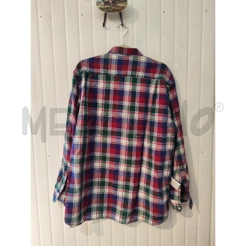 CAMICIA UOMO PAUL SHARK QUADRI ROSSI VERDI BLU | Mercatino dell'Usato Mestre 3