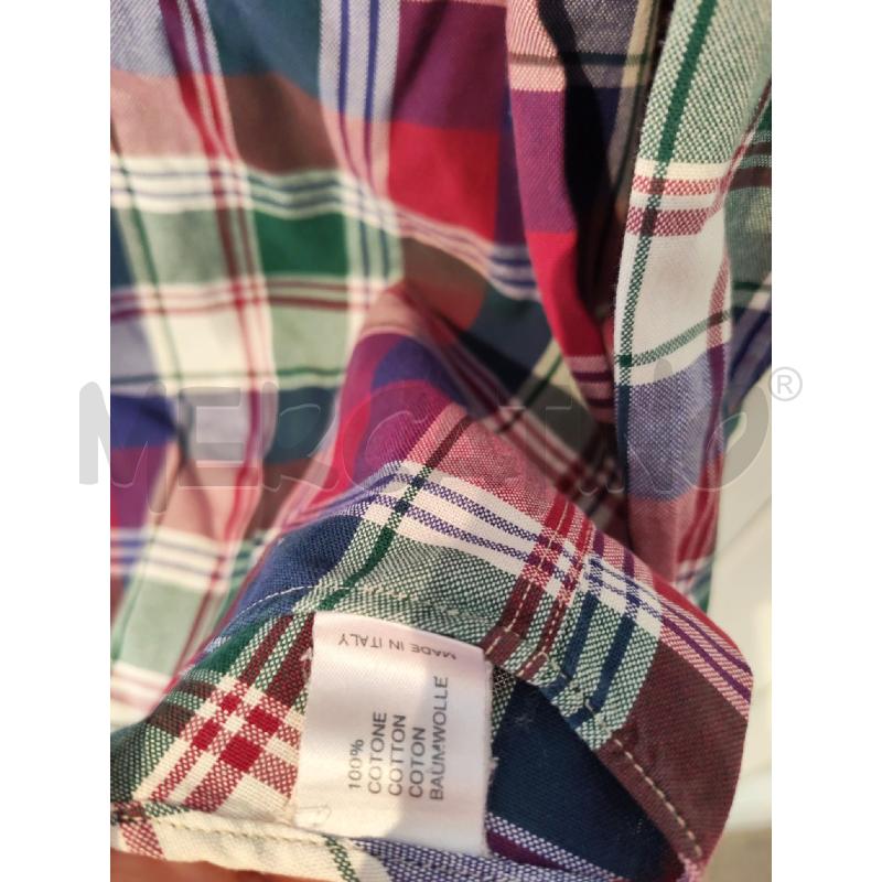 CAMICIA UOMO PAUL SHARK QUADRI ROSSI VERDI BLU | Mercatino dell'Usato Mestre 4