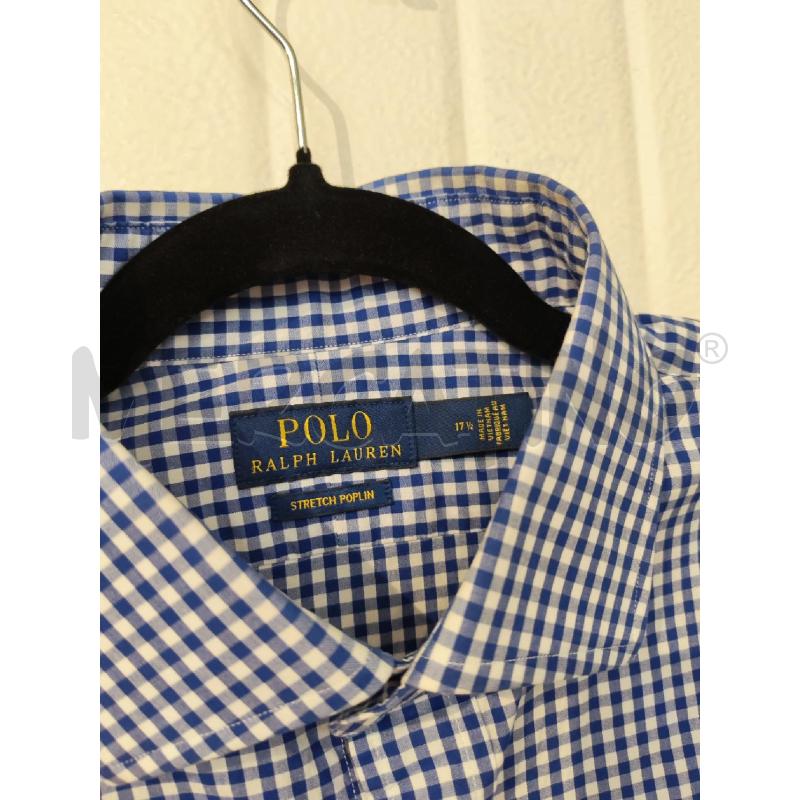 CAMICIA UOMO POLO RALPH LAUREN QUADRI BLU BIANCHI  | Mercatino dell'Usato Mestre 2