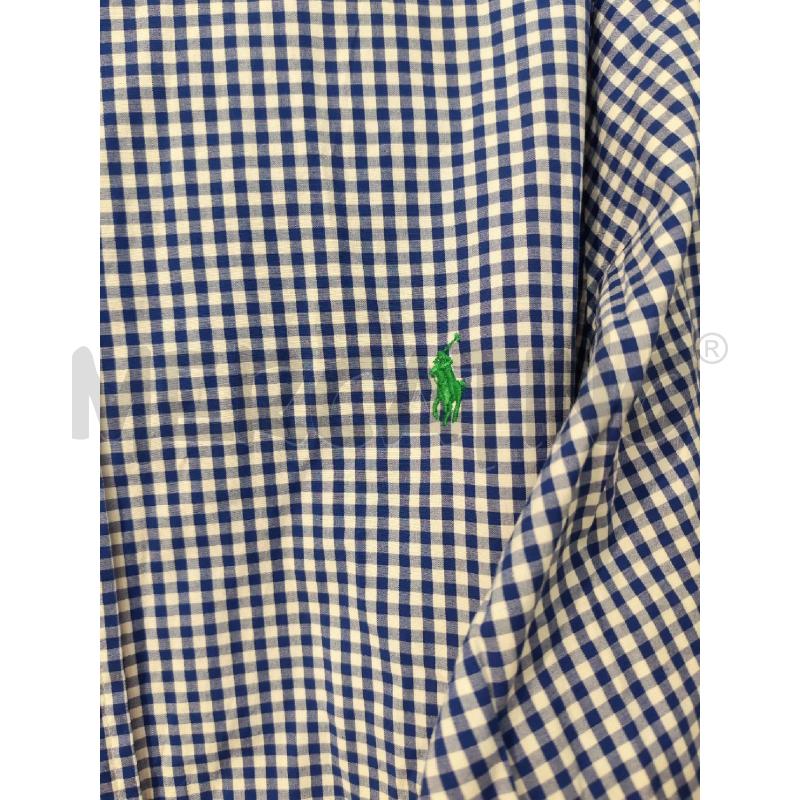 CAMICIA UOMO POLO RALPH LAUREN QUADRI BLU BIANCHI  | Mercatino dell'Usato Mestre 3